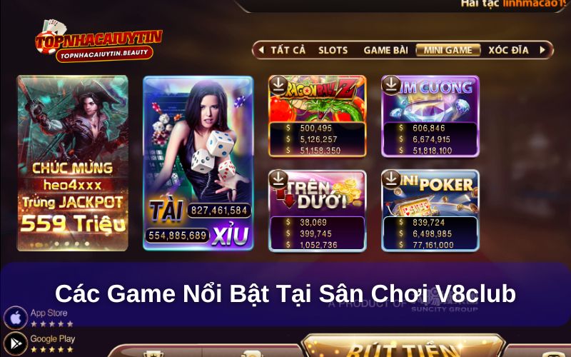 Game chơi V8Club được cập nhật liên tục Game chơi V8Club được cập nhật liên tục